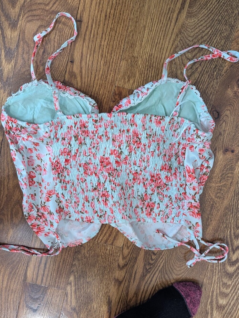 floral crop top